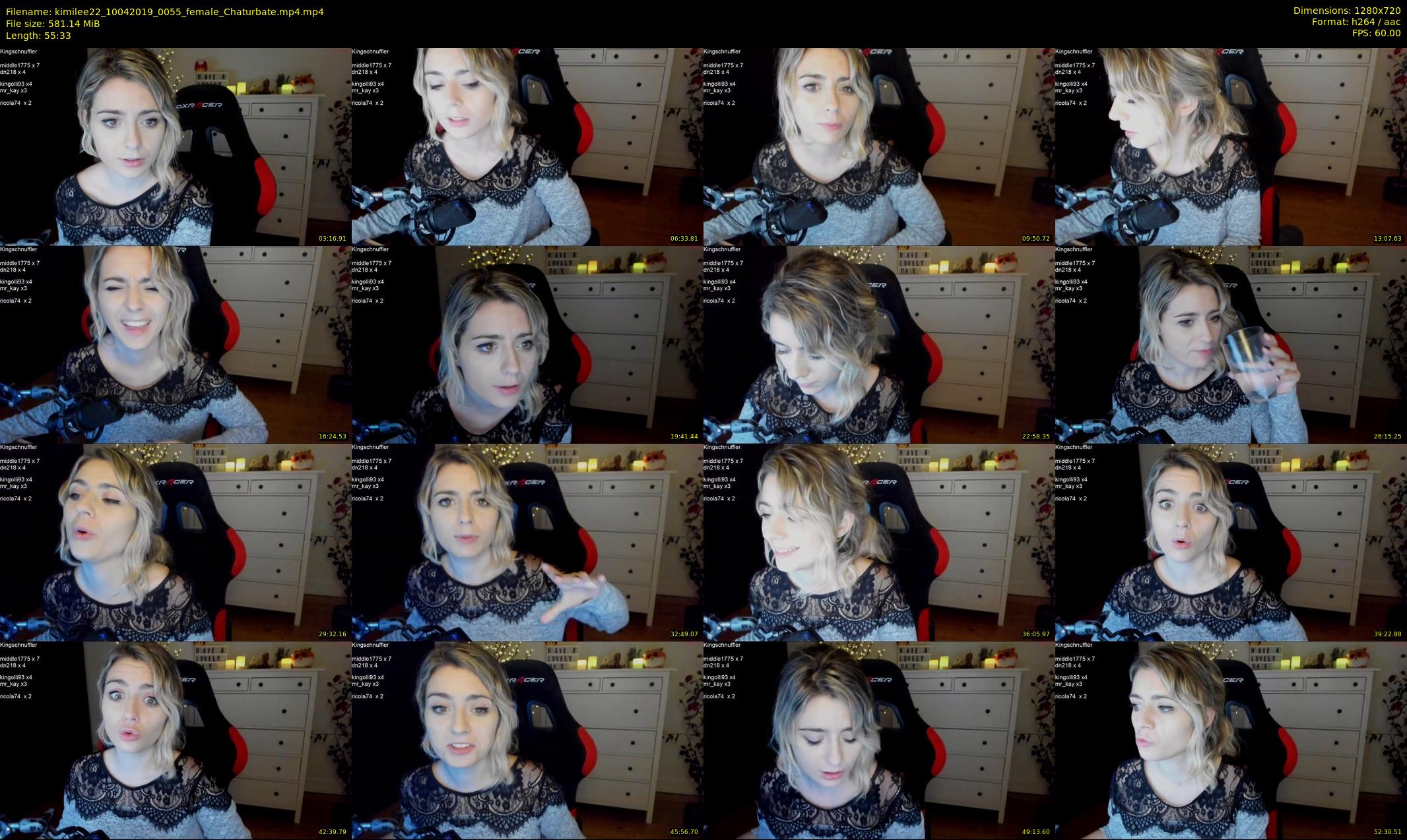 kimilee22 — 56 minute Chaturbate female cam show recording, 720p, Apr 10, 2019