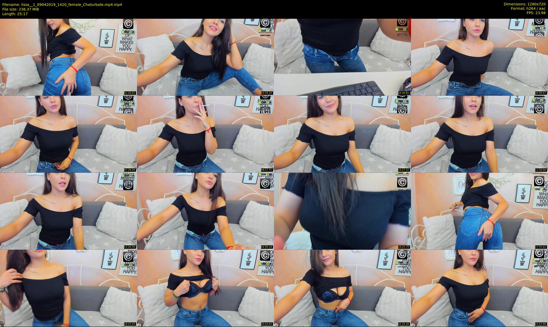 lissa__1 — 26 minute Chaturbate female cam show recording, 720p, Apr 9, 2019