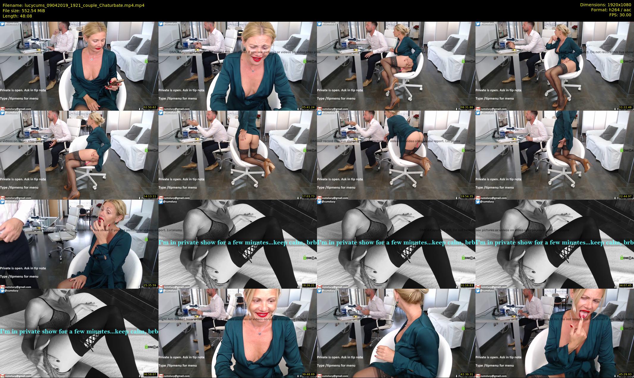 lucycums — 49 minute Chaturbate couple cam show recording, 1080p, Apr 9, 2019