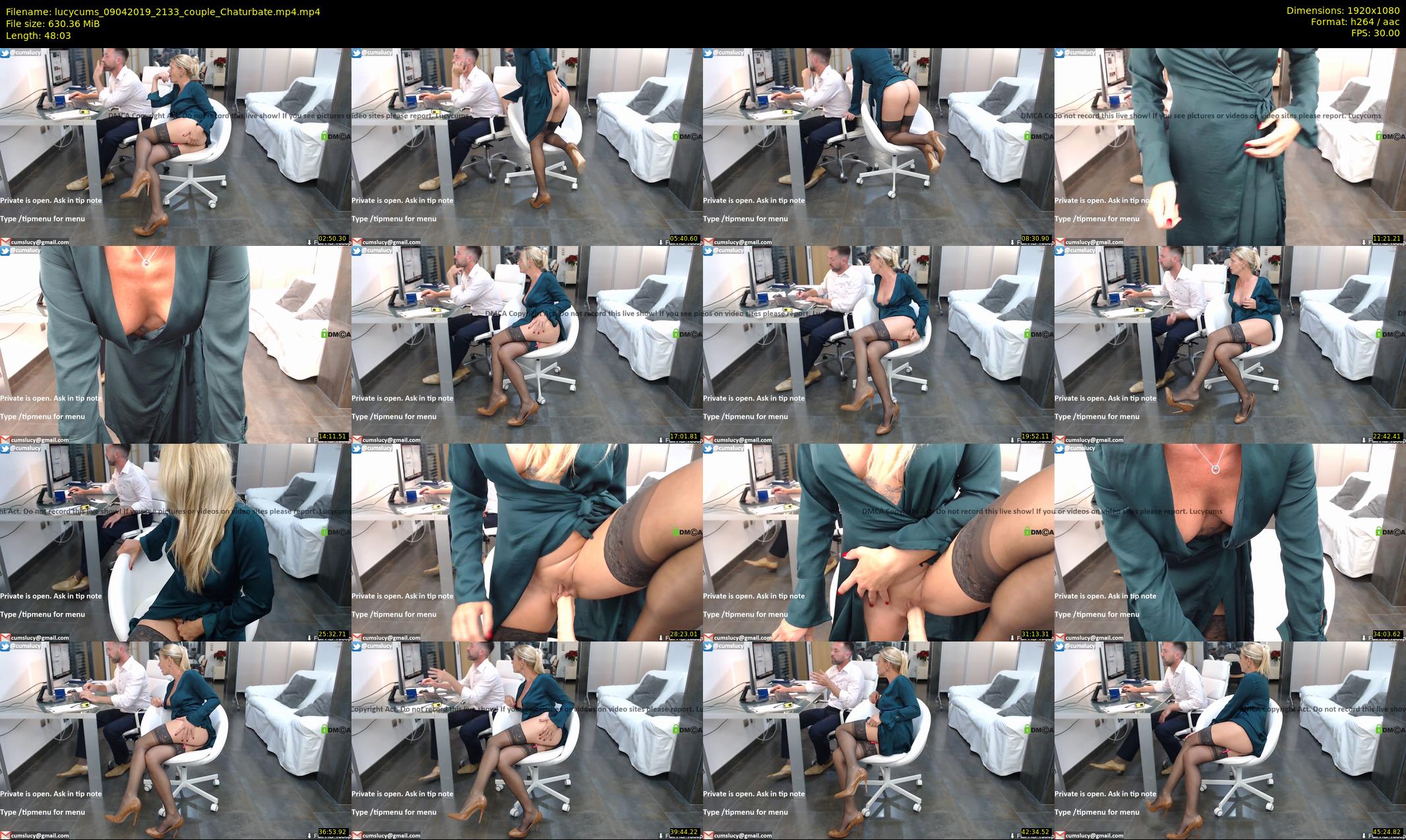 lucycums — 49 minute Chaturbate couple cam show recording, 1080p, Apr 9, 2019