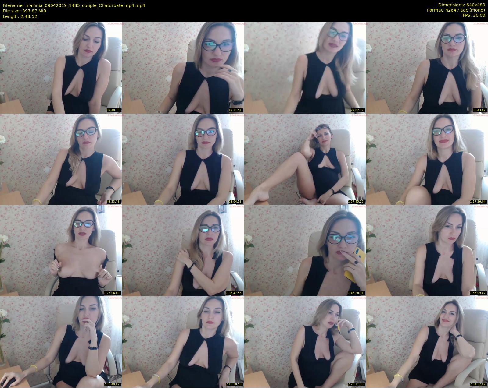 mallinia — 164 minute Chaturbate female cam show recording, 480p, Apr 9, 2019