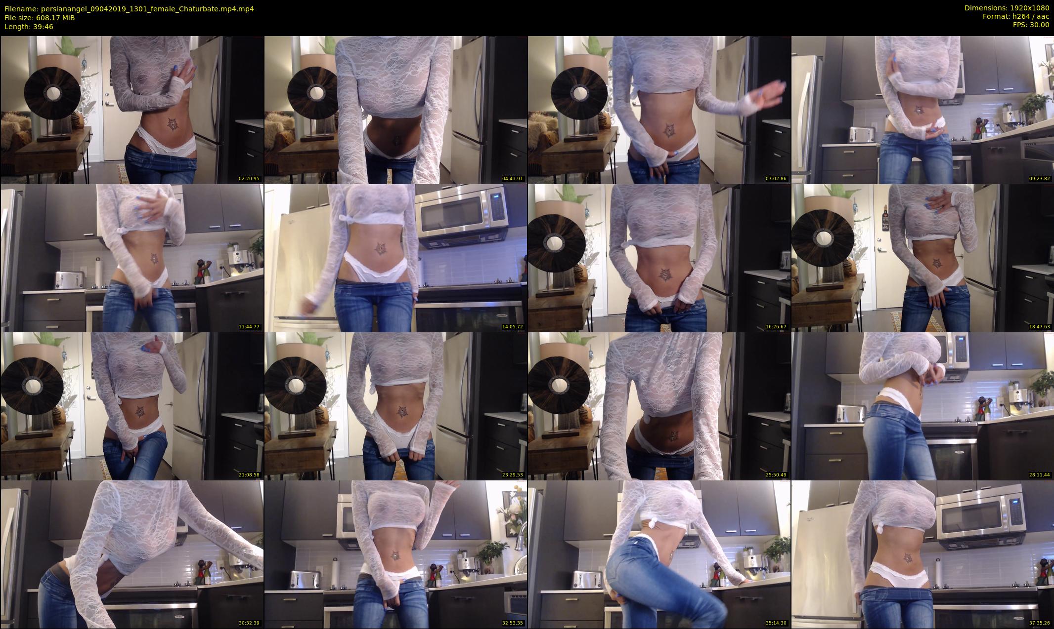persianangel — 40 minute Chaturbate female cam show recording, 1080p, Apr 9, 2019