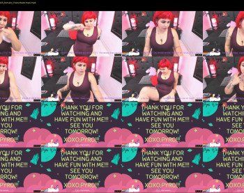 pyrowayne — 8 minute Chaturbate female cam show recording, 720p, Apr 10, 2019