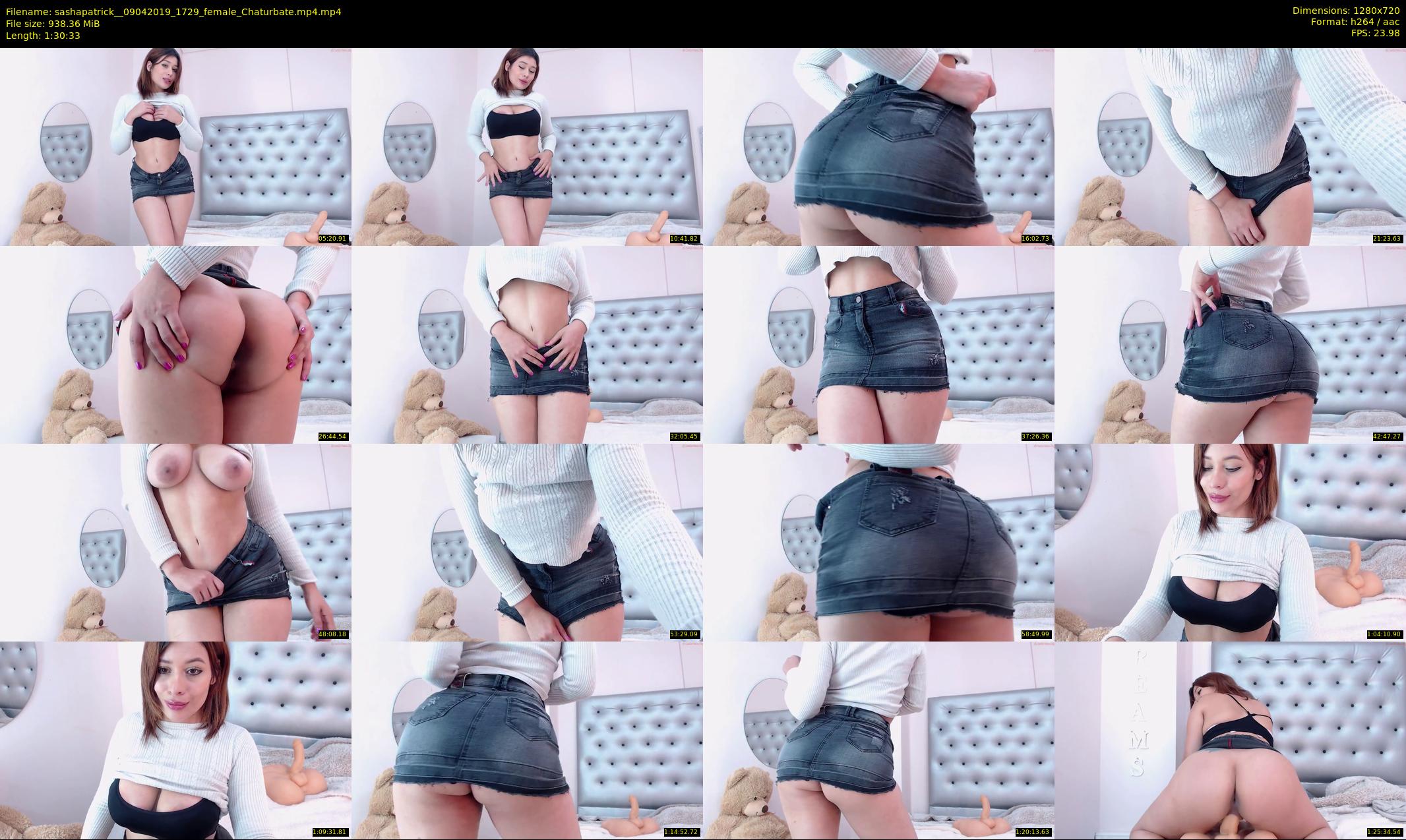 sashapatrick_ — 91 minute Chaturbate female cam show recording, 720p, Apr 9, 2019