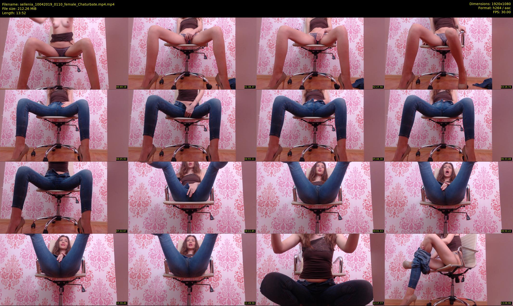 sellenia — 14 minute Chaturbate female cam show recording, 1080p, Apr 10, 2019
