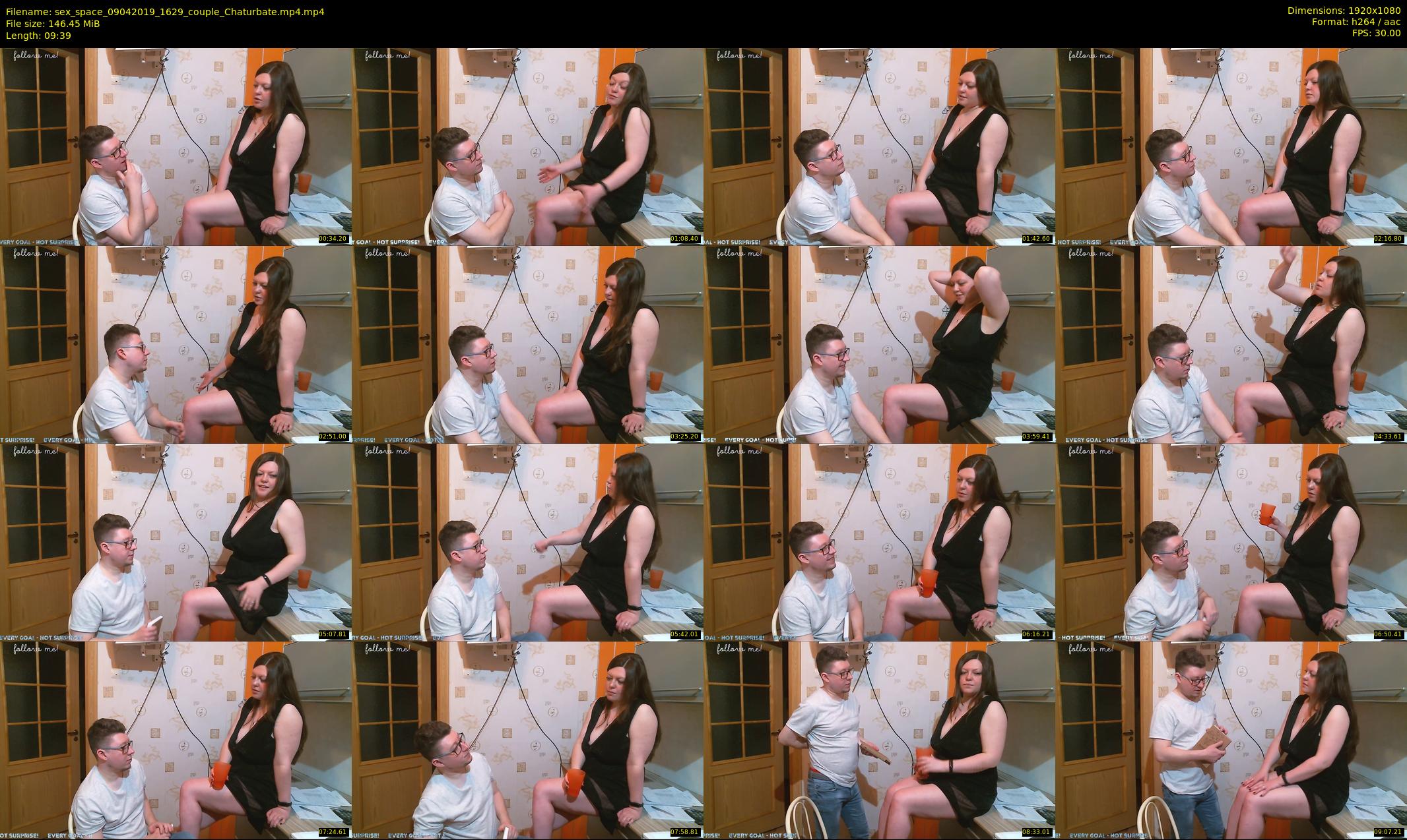 sex_space — 10 minute Chaturbate couple cam show recording, 1080p, Apr 9, 2019