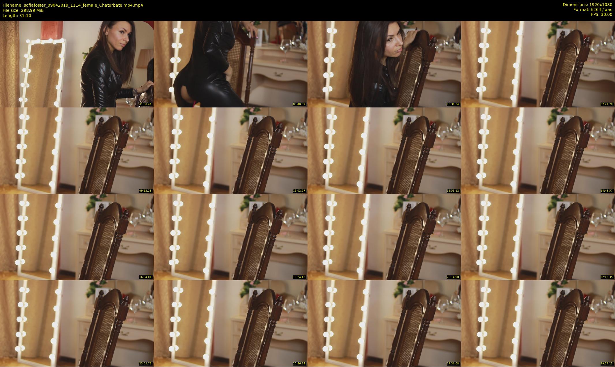 sofiafoster — 32 minute Chaturbate female cam show recording, 1080p, Apr 9, 2019