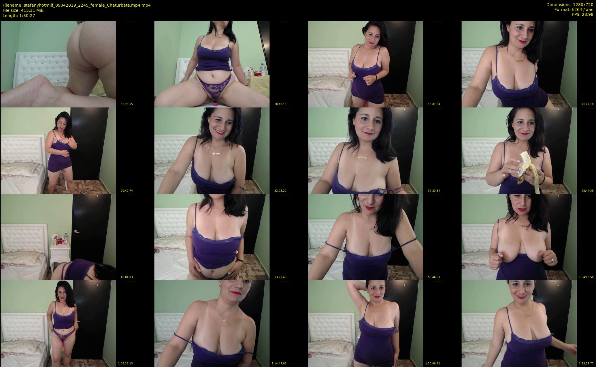 stefanyhotmilf — 91 minute Chaturbate female cam show recording, 720p, Apr 9, 2019