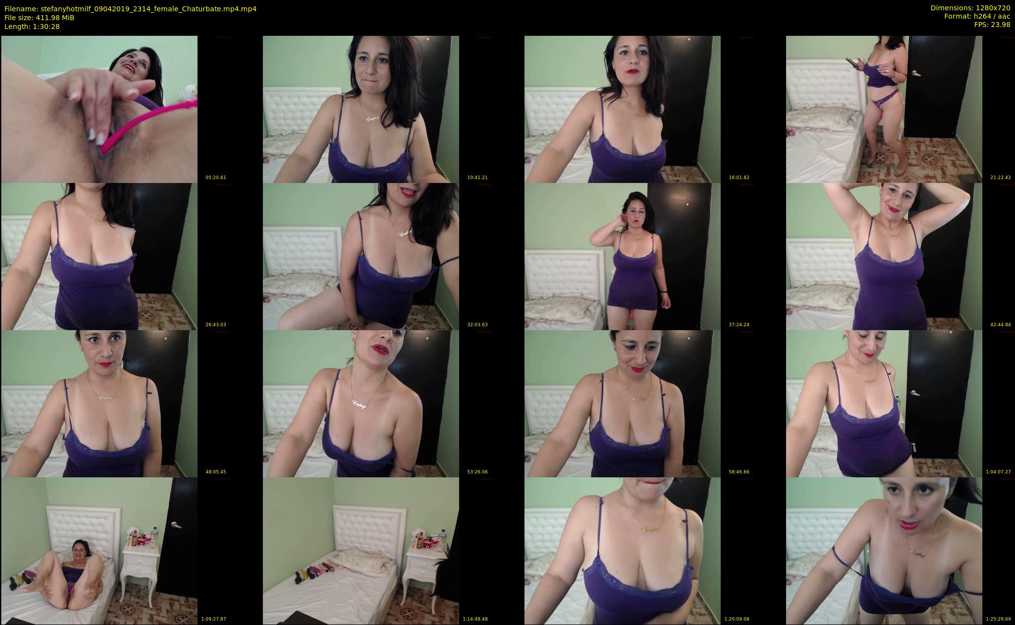 stefanyhotmilf — 91 minute Chaturbate female cam show recording, 720p, Apr 9, 2019