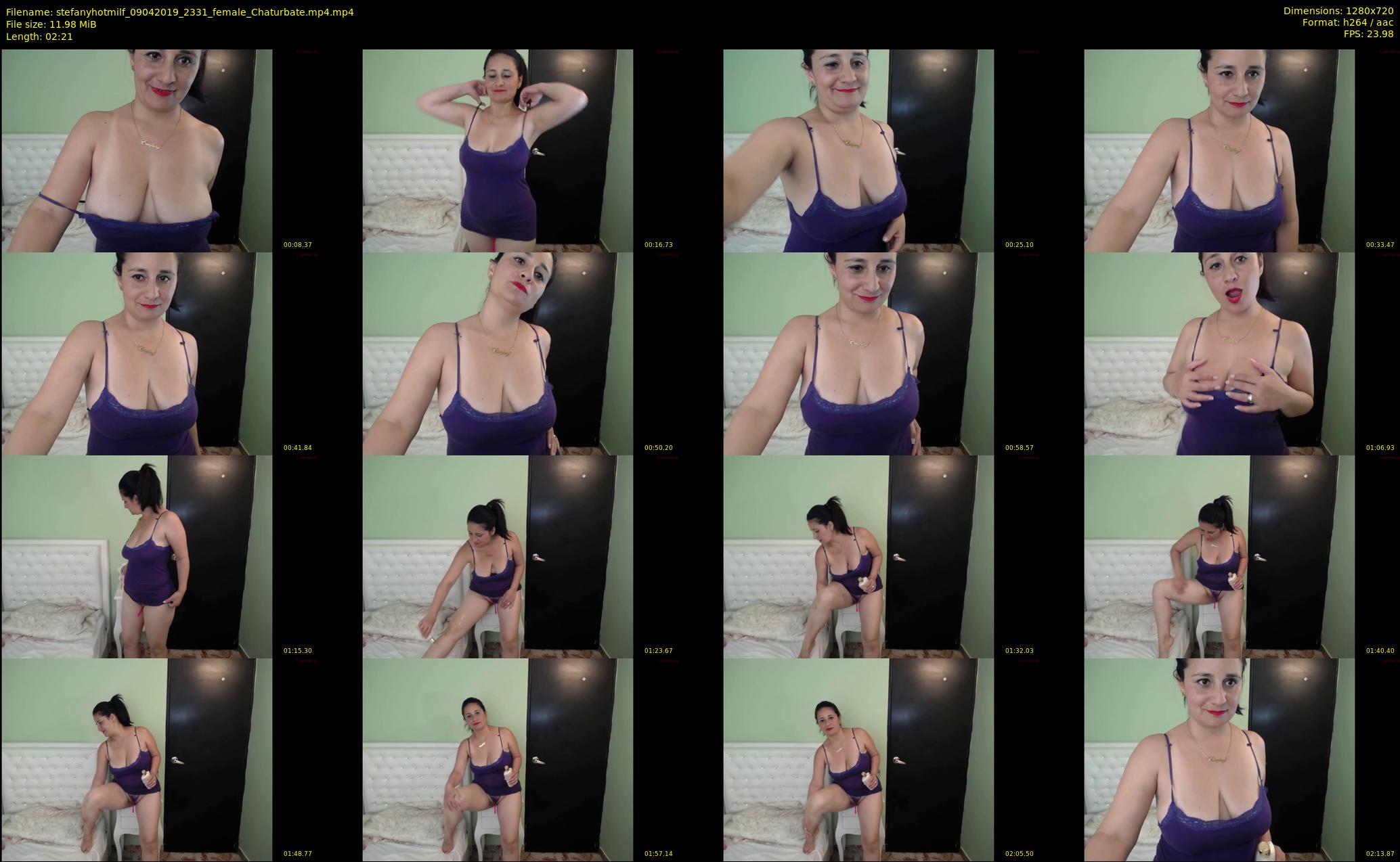 stefanyhotmilf — 3 minute Chaturbate female cam show recording, 720p, Apr 9, 2019