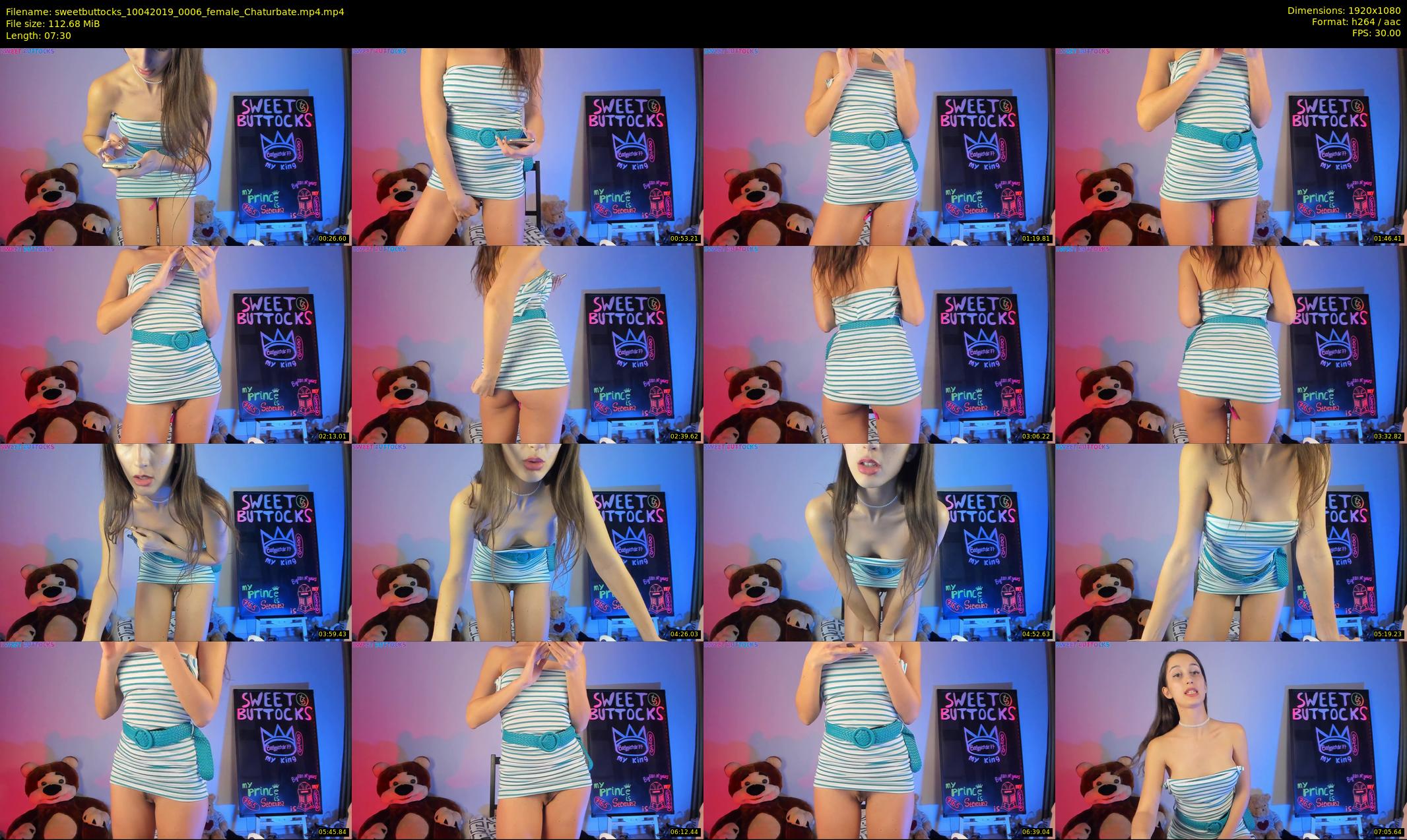 sweetbuttocks — 8 minute Chaturbate female cam show recording, 1080p, Apr 10, 2019