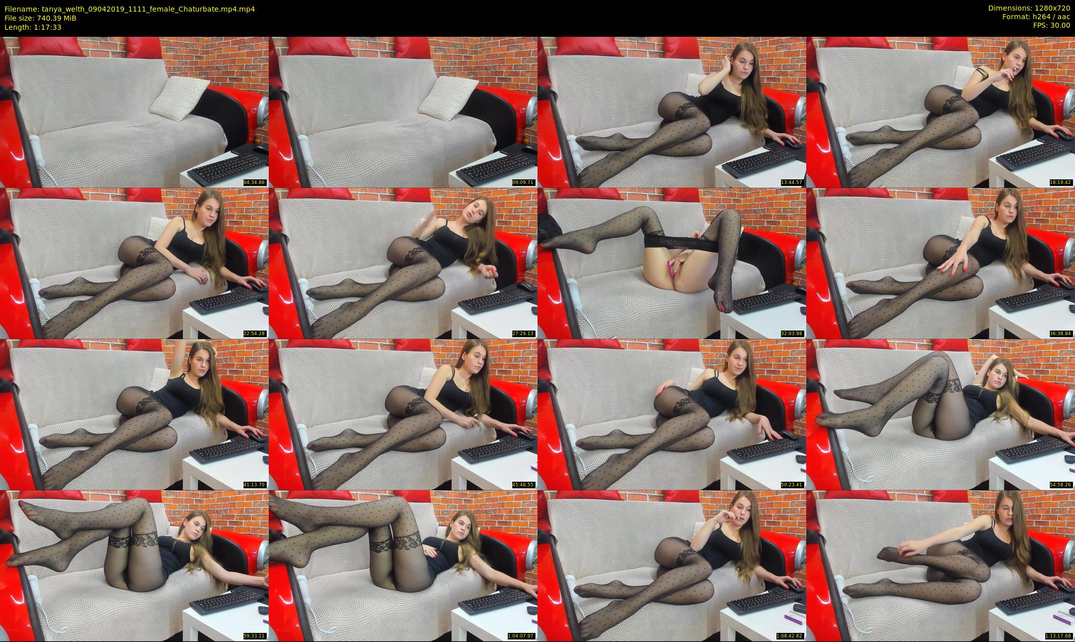 tanya_welth — 78 minute Chaturbate female cam show recording, 720p, Apr 9, 2019