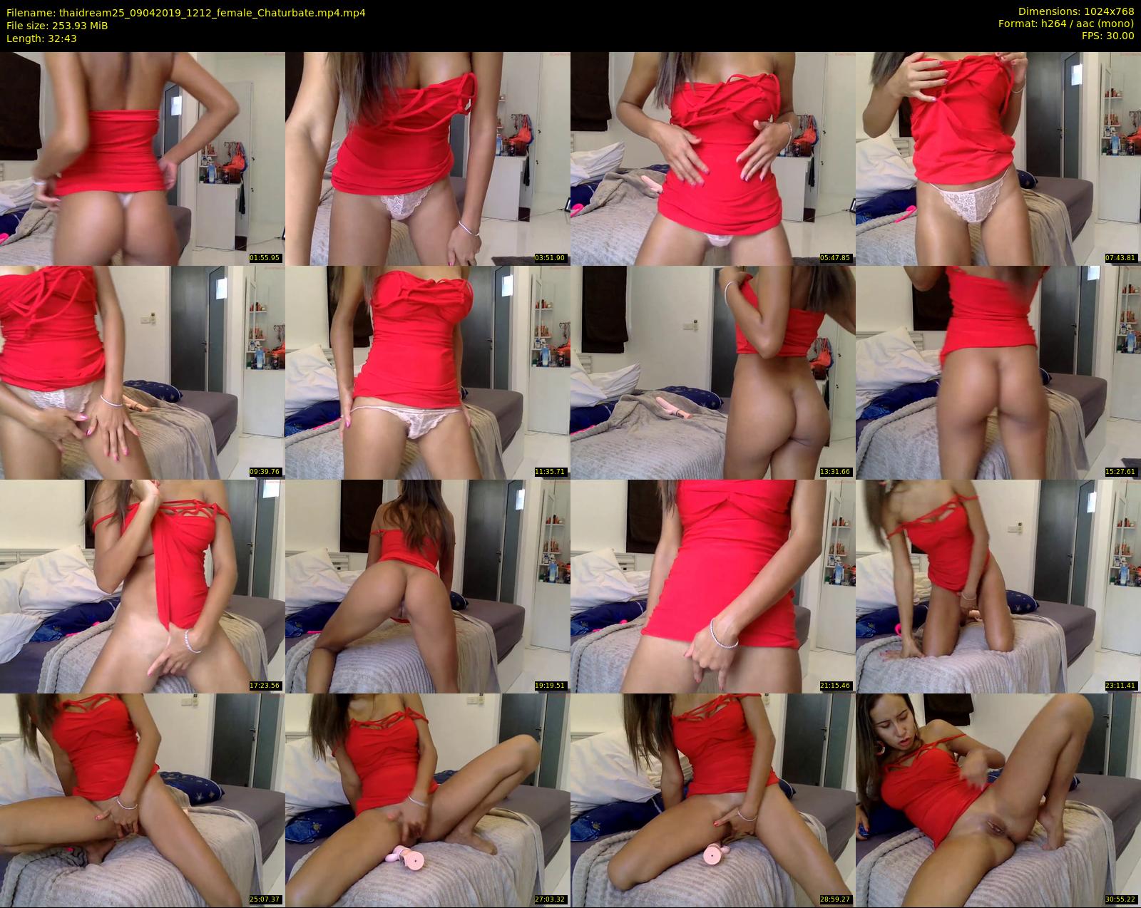 thaidream25 — 33 minute Chaturbate female cam show recording, 720p, Apr 9, 2019