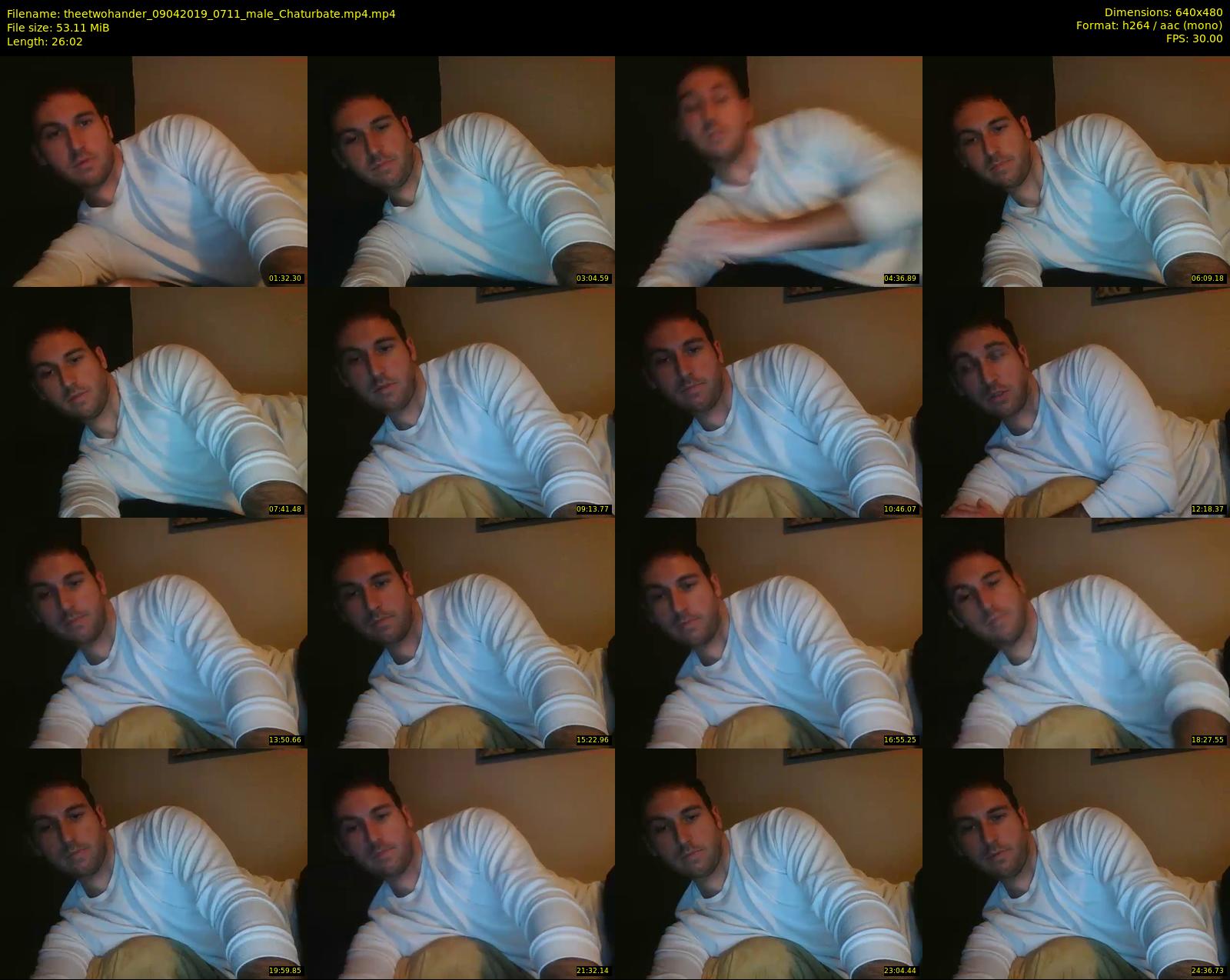theetwohander — 27 minute Chaturbate male cam show recording, 480p, Apr 9, 2019