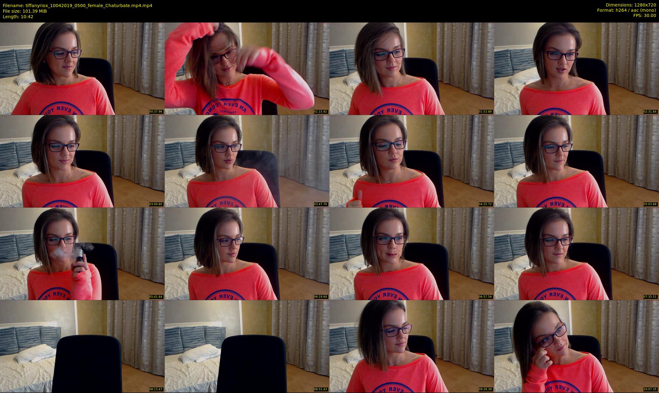 tiffanyriox — 11 minute Chaturbate female cam show recording, 720p, Apr 10, 2019