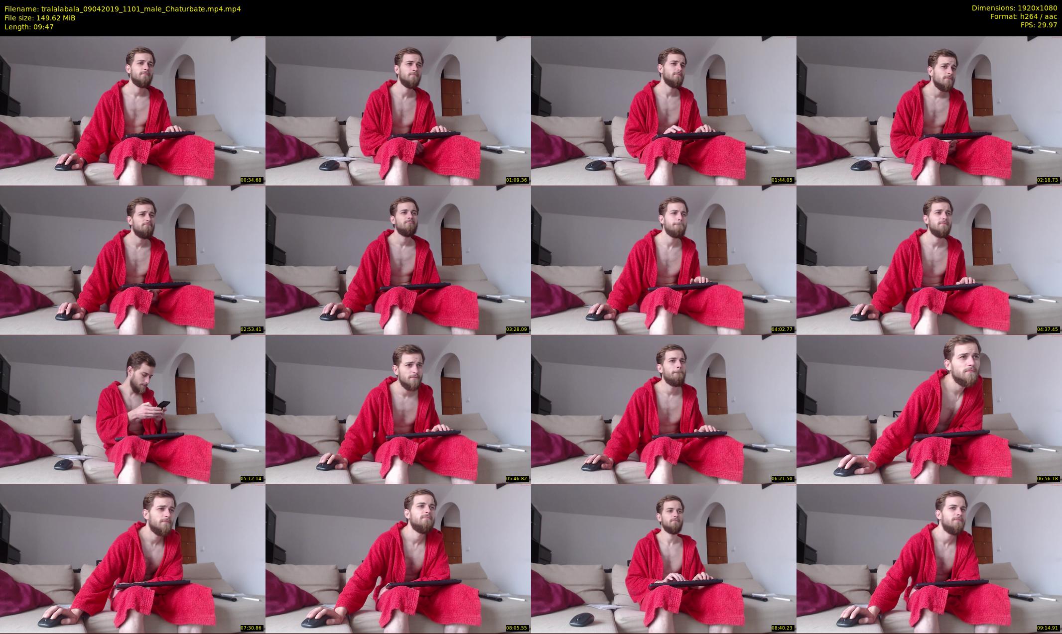 tralalabala — 10 minute Chaturbate male cam show recording, 1080p, Apr 9, 2019