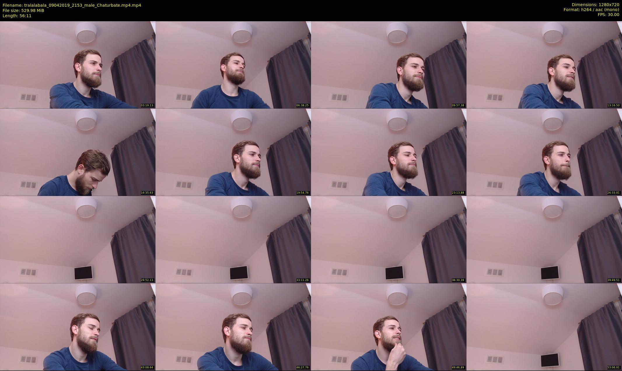 tralalabala — 57 minute Chaturbate male cam show recording, 720p, Apr 9, 2019