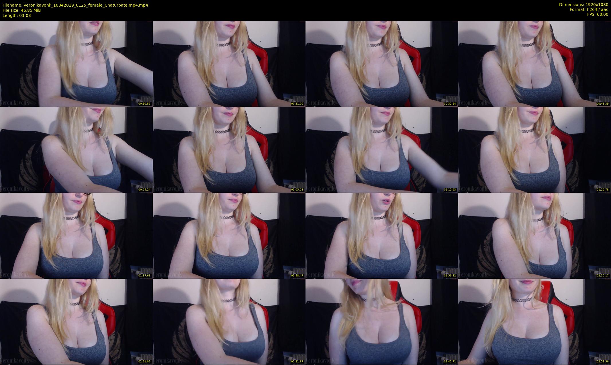 veronikavonk — 4 minute Chaturbate female cam show recording, 1080p, Apr 10, 2019