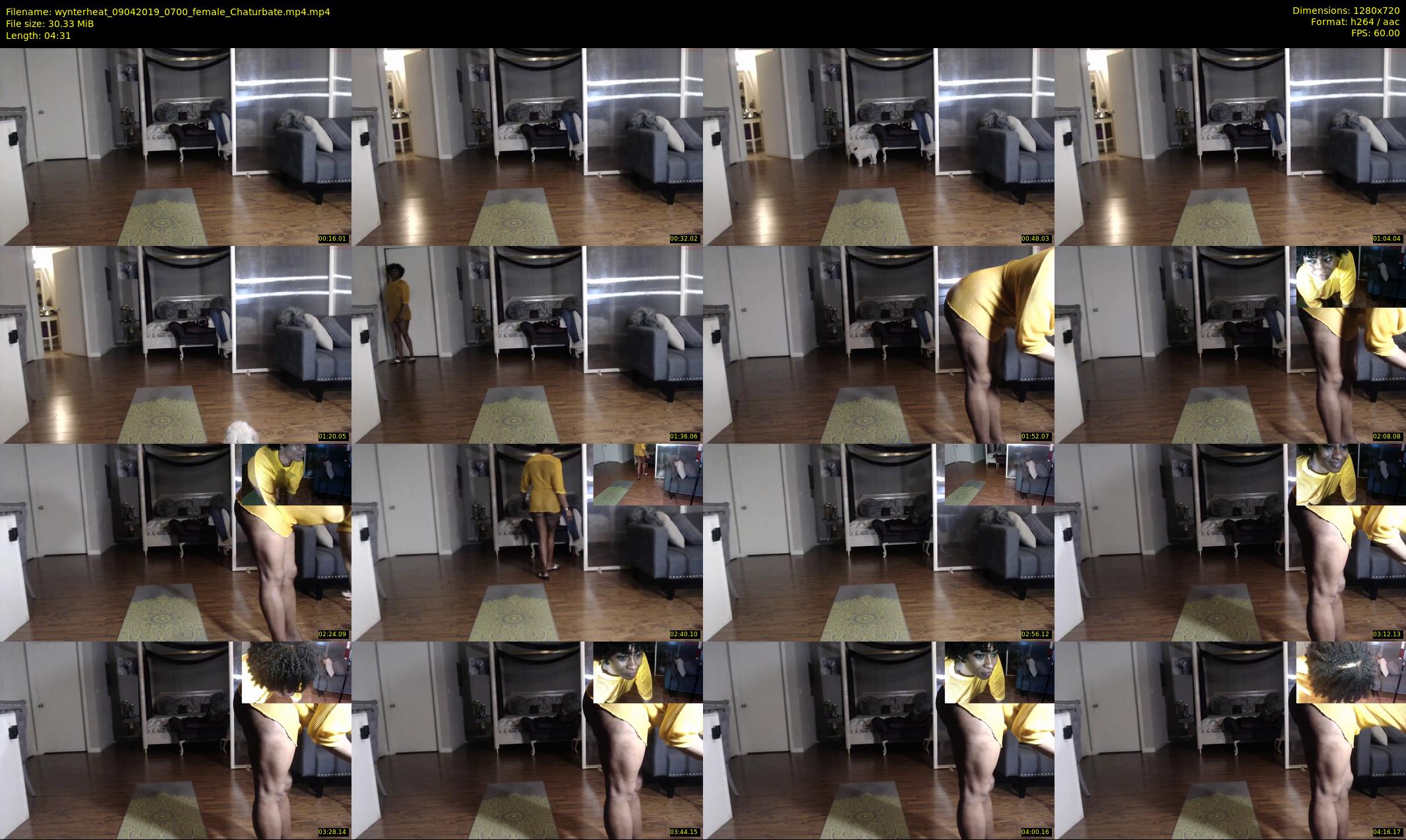 wynterheat — 5 minute Chaturbate female cam show recording, 720p, Apr 9, 2019