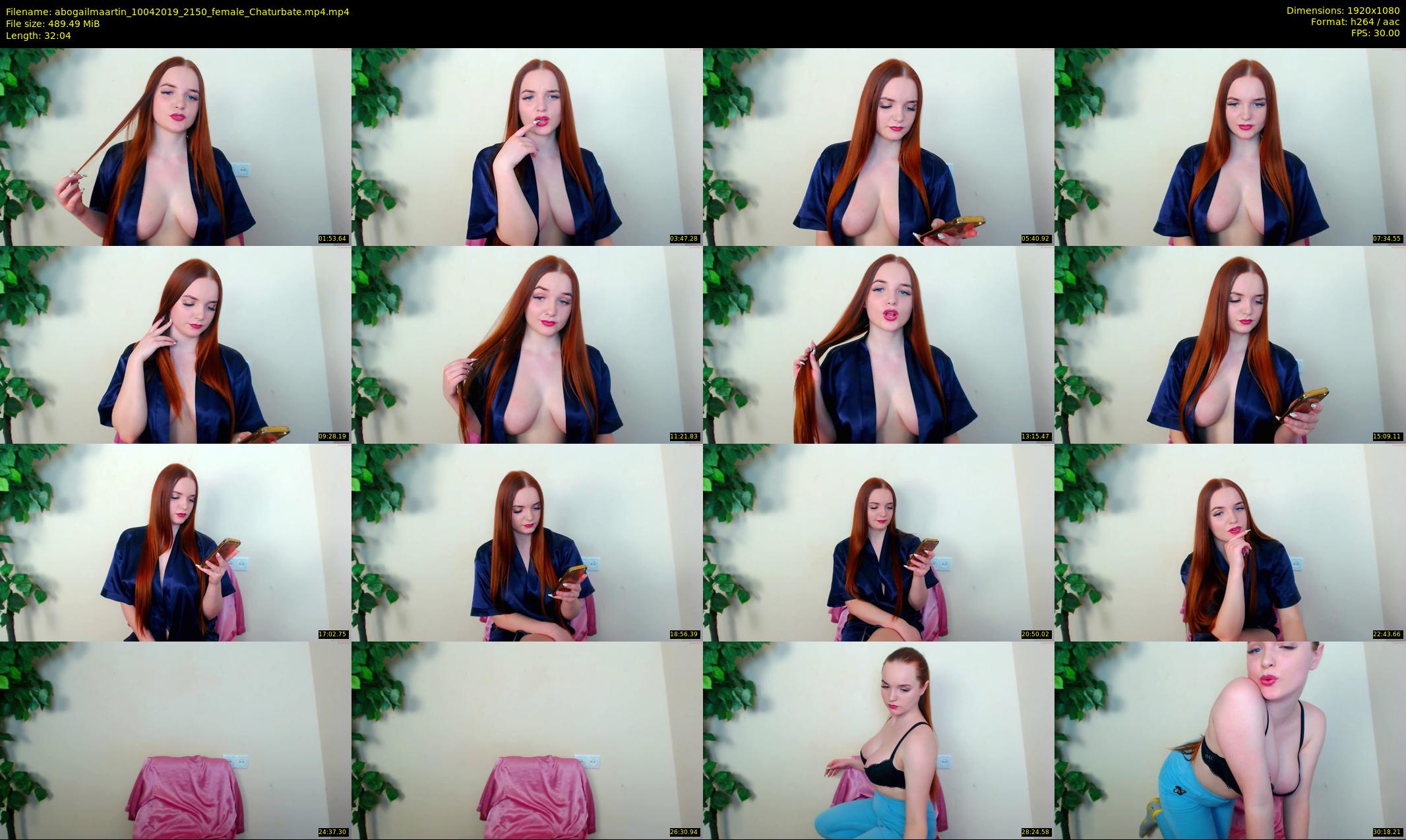 abogailmaartin — 33 minute Chaturbate female cam show recording, 1080p, Apr 10, 2019