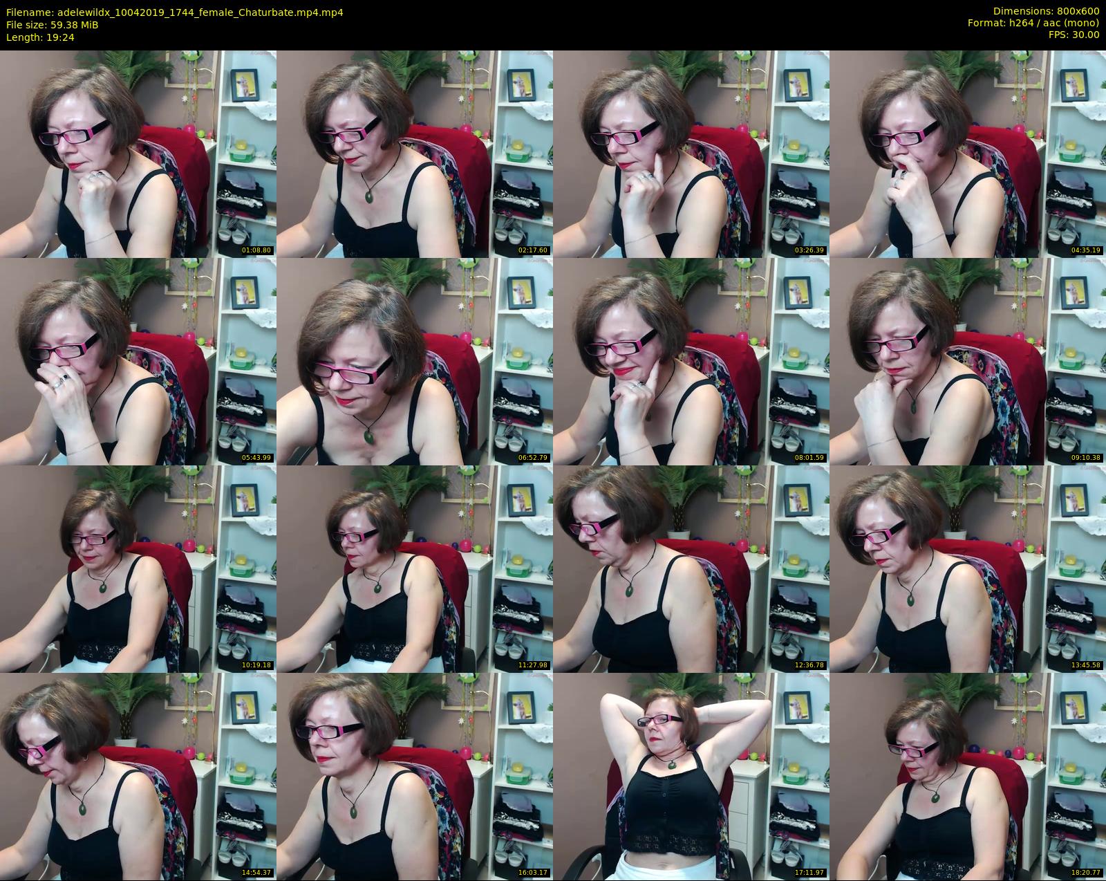 adelewildx — 20 minute Chaturbate female cam show recording, 480p, Apr 10, 2019