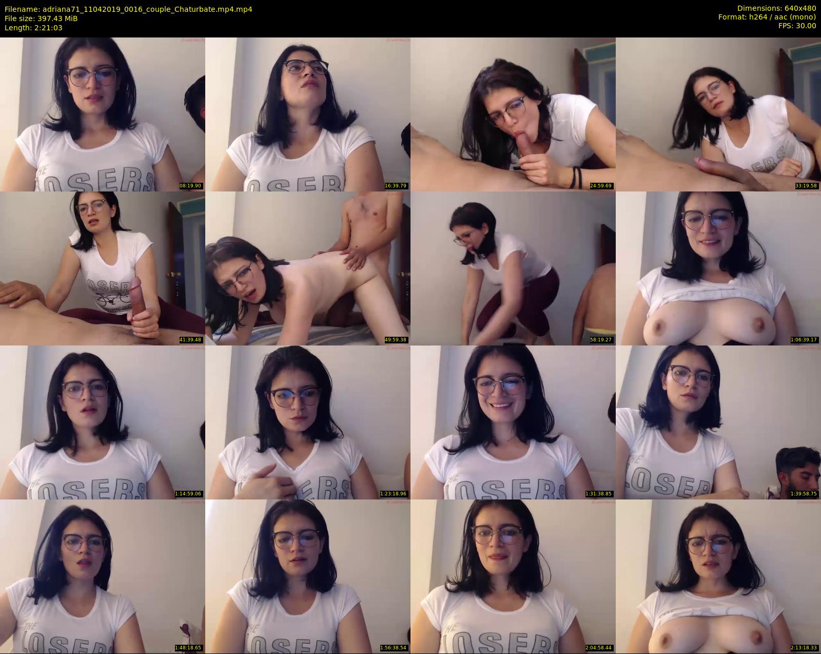 adriana71 — 142 minute Chaturbate couple cam show recording, 480p, Apr 11, 2019