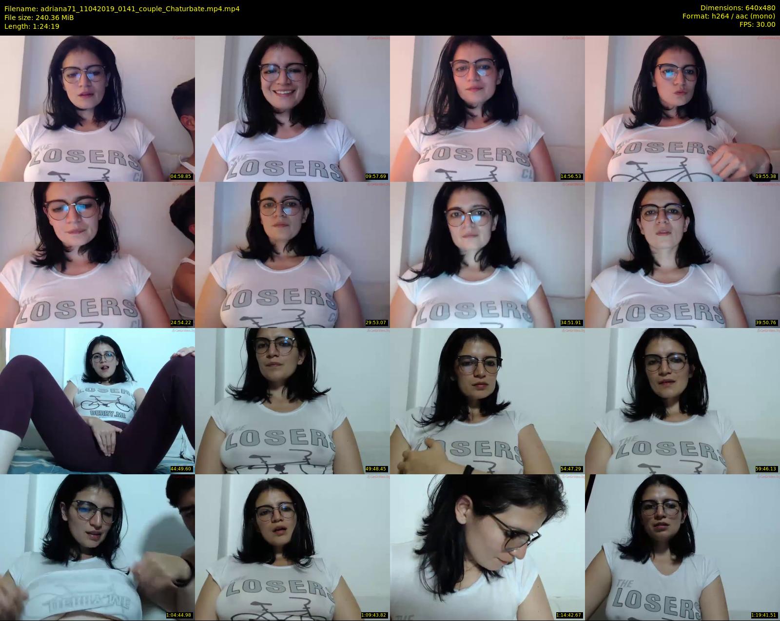 adriana71 — 85 minute Chaturbate couple cam show recording, 480p, Apr 11, 2019