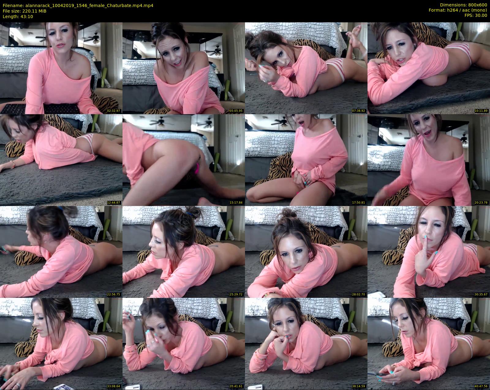 alannarack — 44 minute Chaturbate female cam show recording, 480p, Apr 10, 2019