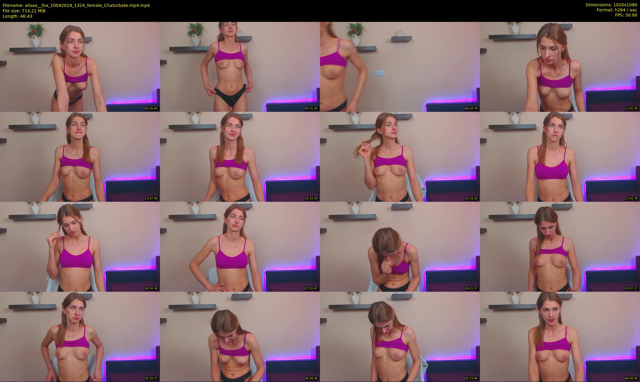 alisaa__fox — 47 minute Chaturbate female cam show recording, 1080p, Apr 10, 2019