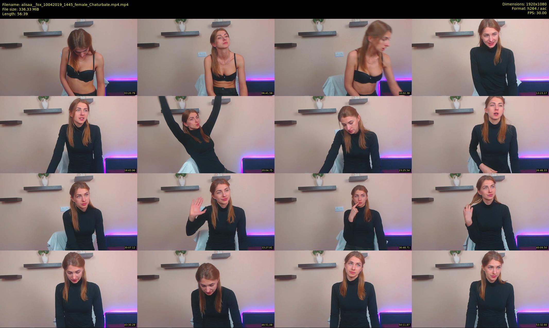 alisaa__fox — 57 minute Chaturbate female cam show recording, 1080p, Apr 10, 2019