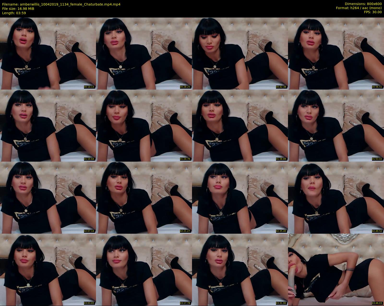 amberwillis — 4 minute Chaturbate female cam show recording, 480p, Apr 10, 2019