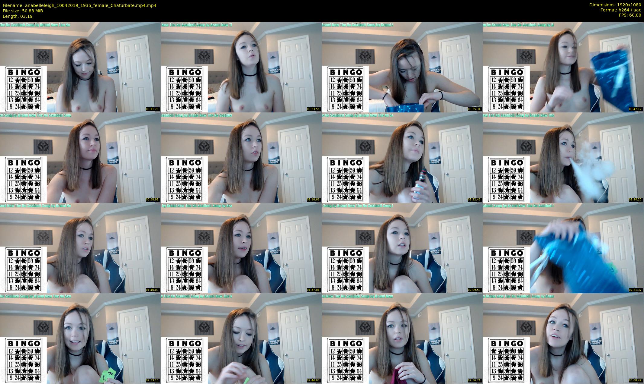 anabelleleigh — 4 minute Chaturbate female cam show recording, 1080p, Apr 10, 2019