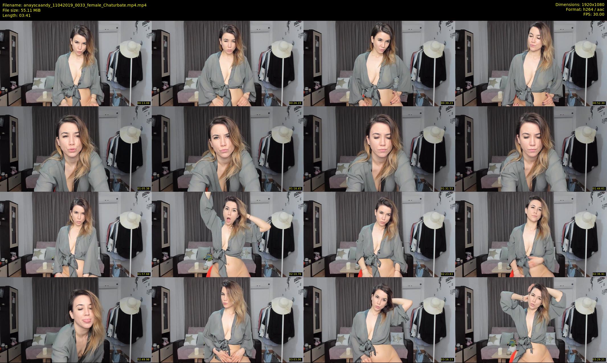 anayscaandy — 4 minute Chaturbate female cam show recording, 1080p, Apr 11, 2019
