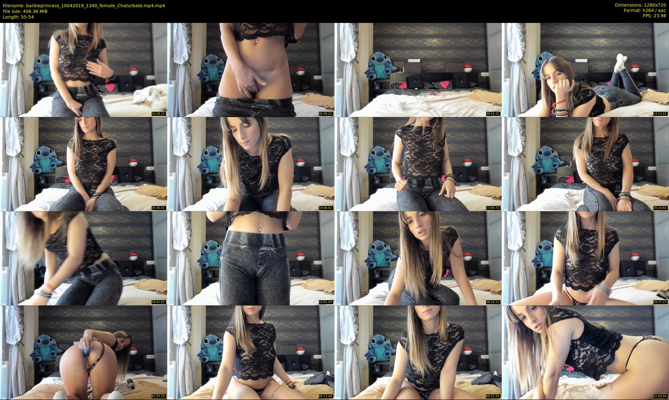 barbieprincess — 56 minute Chaturbate female cam show recording, 720p, Apr 10, 2019