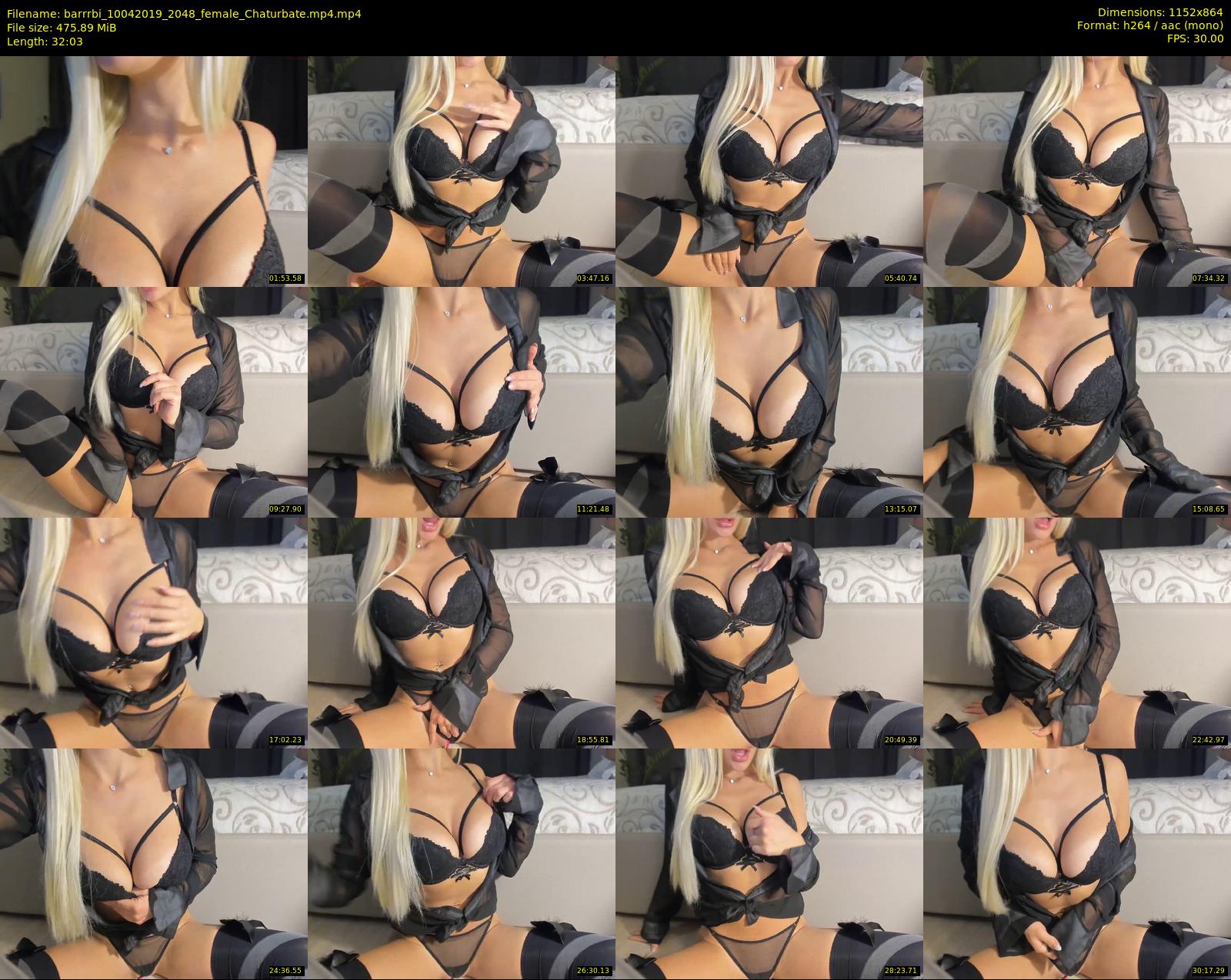 barrrbi — 33 minute Chaturbate female cam show recording, 720p, Apr 10, 2019