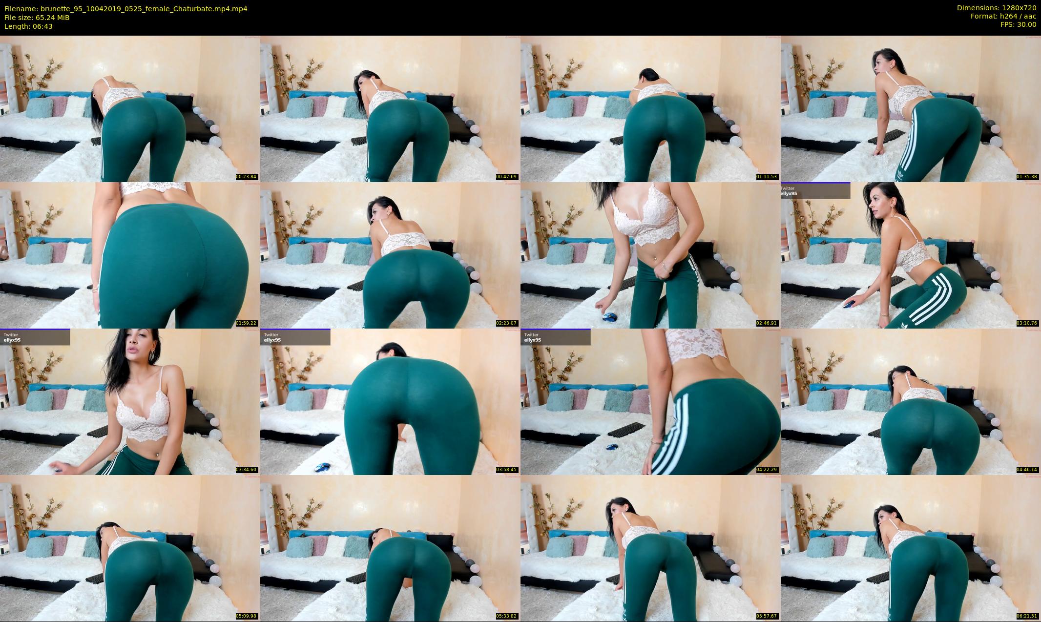 brunette_95 — 7 minute Chaturbate female cam show recording, 720p, Apr 10, 2019