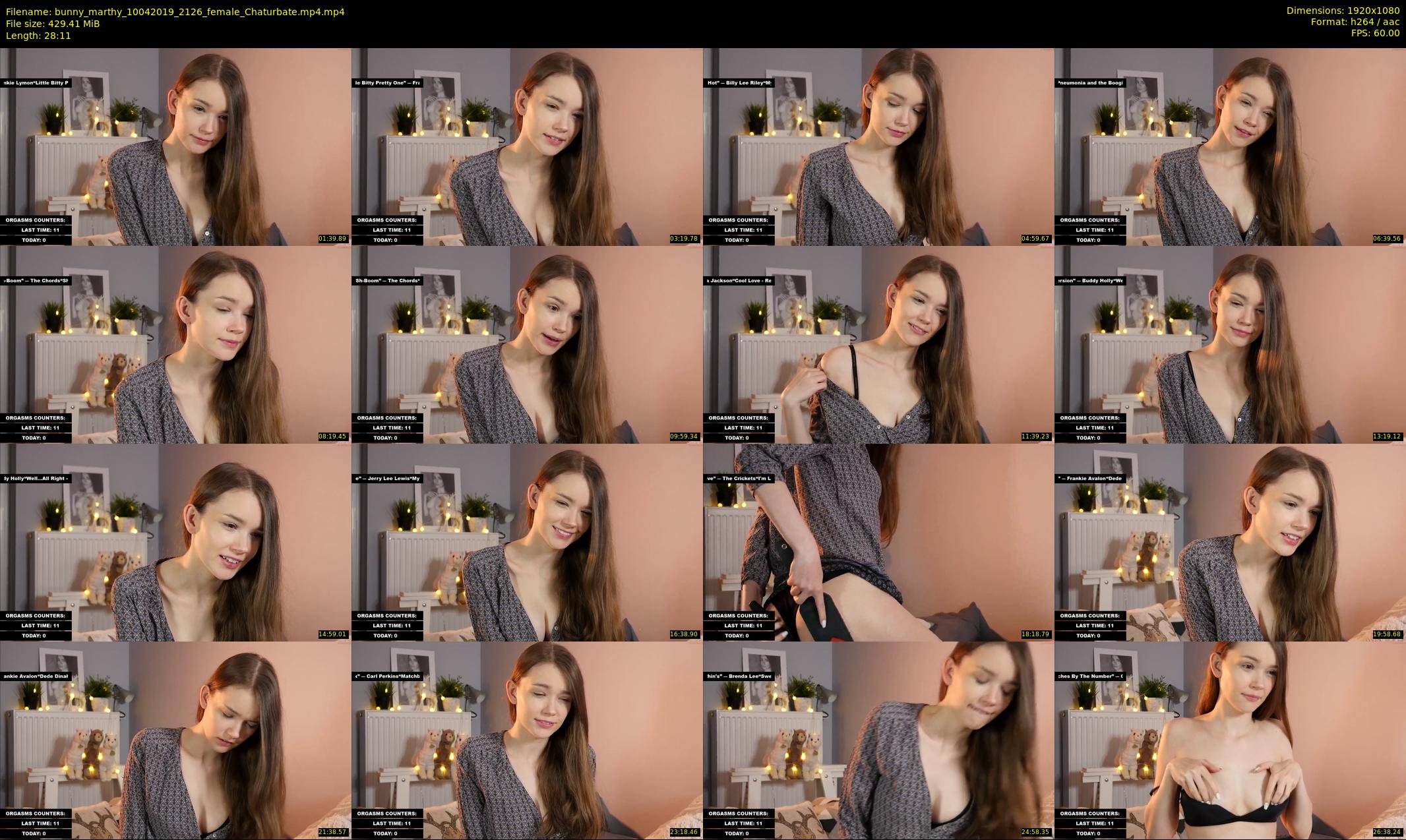 bunny_marthy — 29 minute Chaturbate female cam show recording, 1080p, Apr 10, 2019