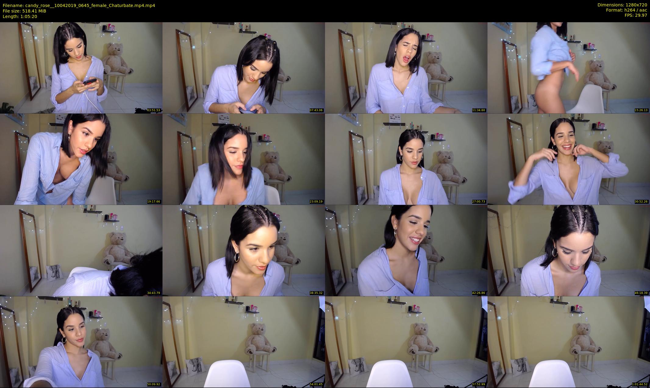 candy_rose_ — 66 minute Chaturbate female cam show recording, 720p, Apr 10, 2019