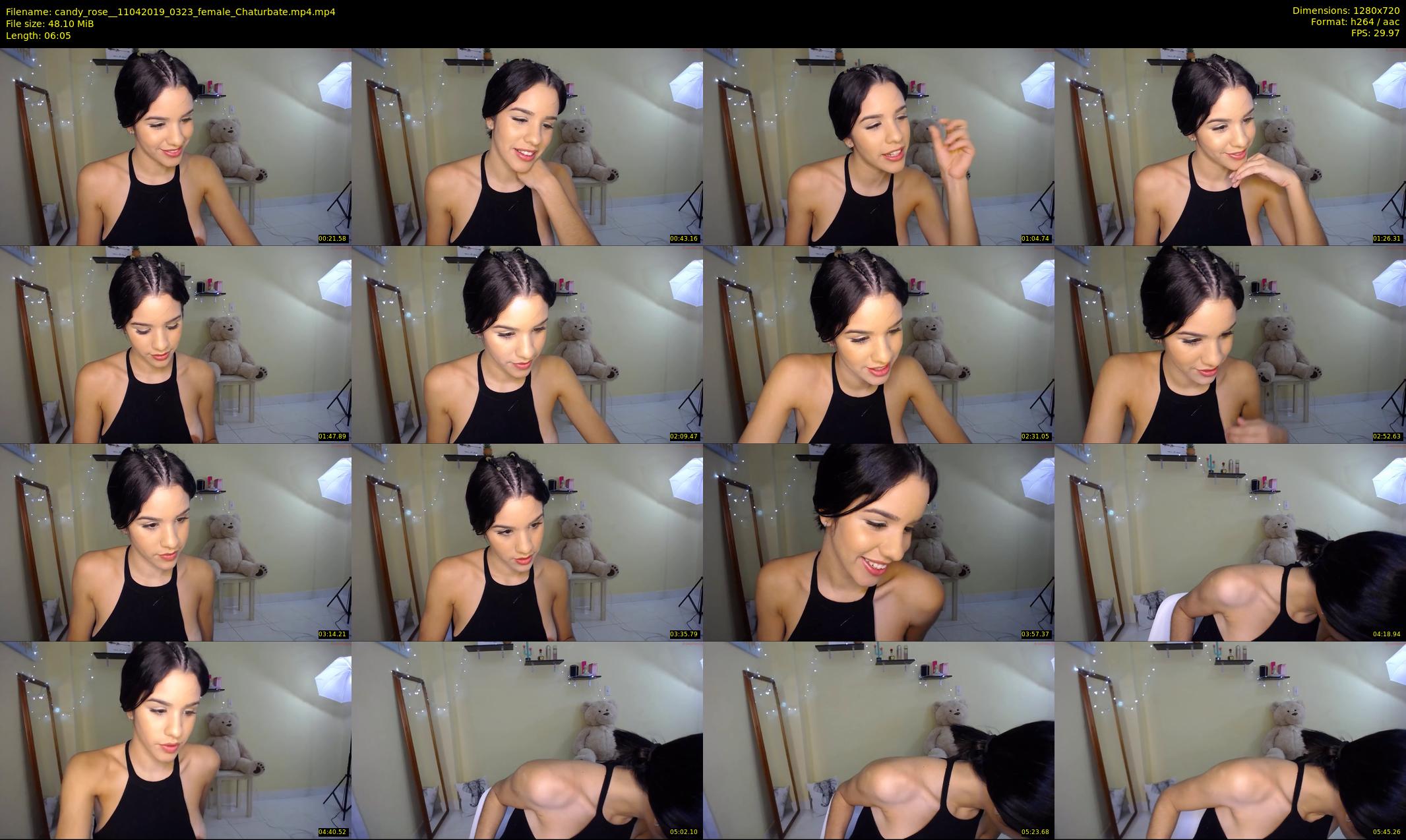 candy_rose_ — 7 minute Chaturbate female cam show recording, 720p, Apr 11, 2019