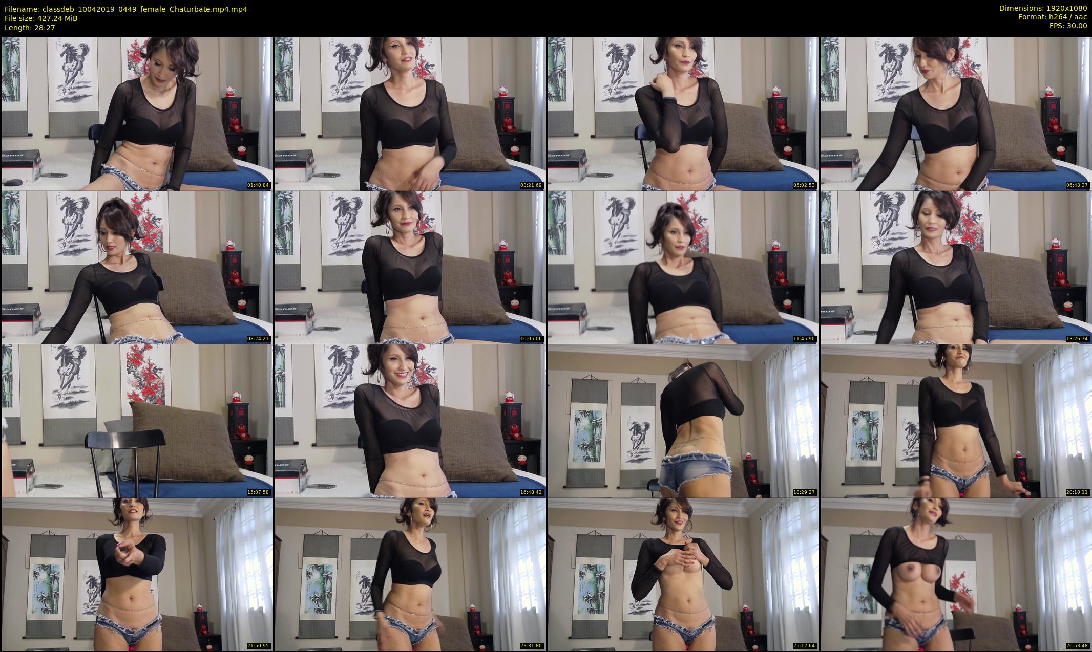 classdeb — 29 minute Chaturbate female cam show recording, 1080p, Apr 10, 2019