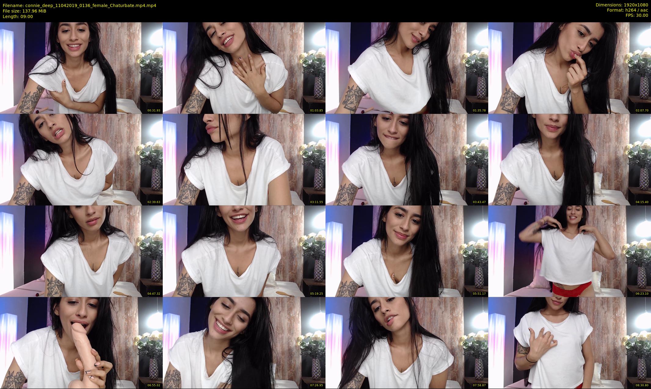 connie_deep — 9 minute Chaturbate female cam show recording, 1080p, Apr 11, 2019