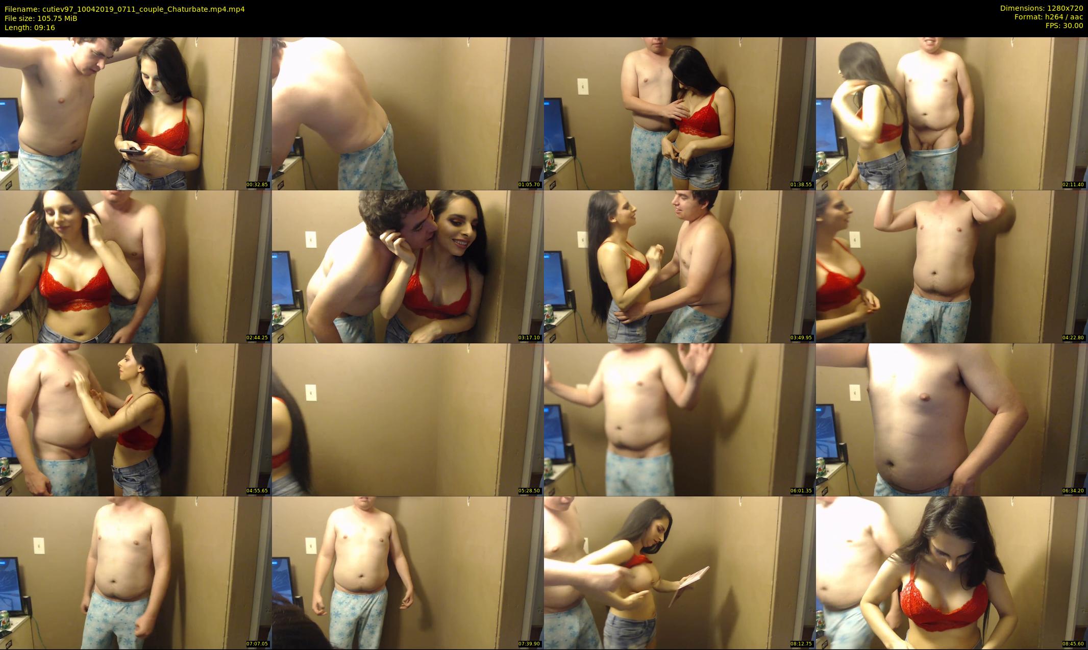 cutiev97 — 10 minute Chaturbate couple cam show recording, 720p, Apr 10, 2019