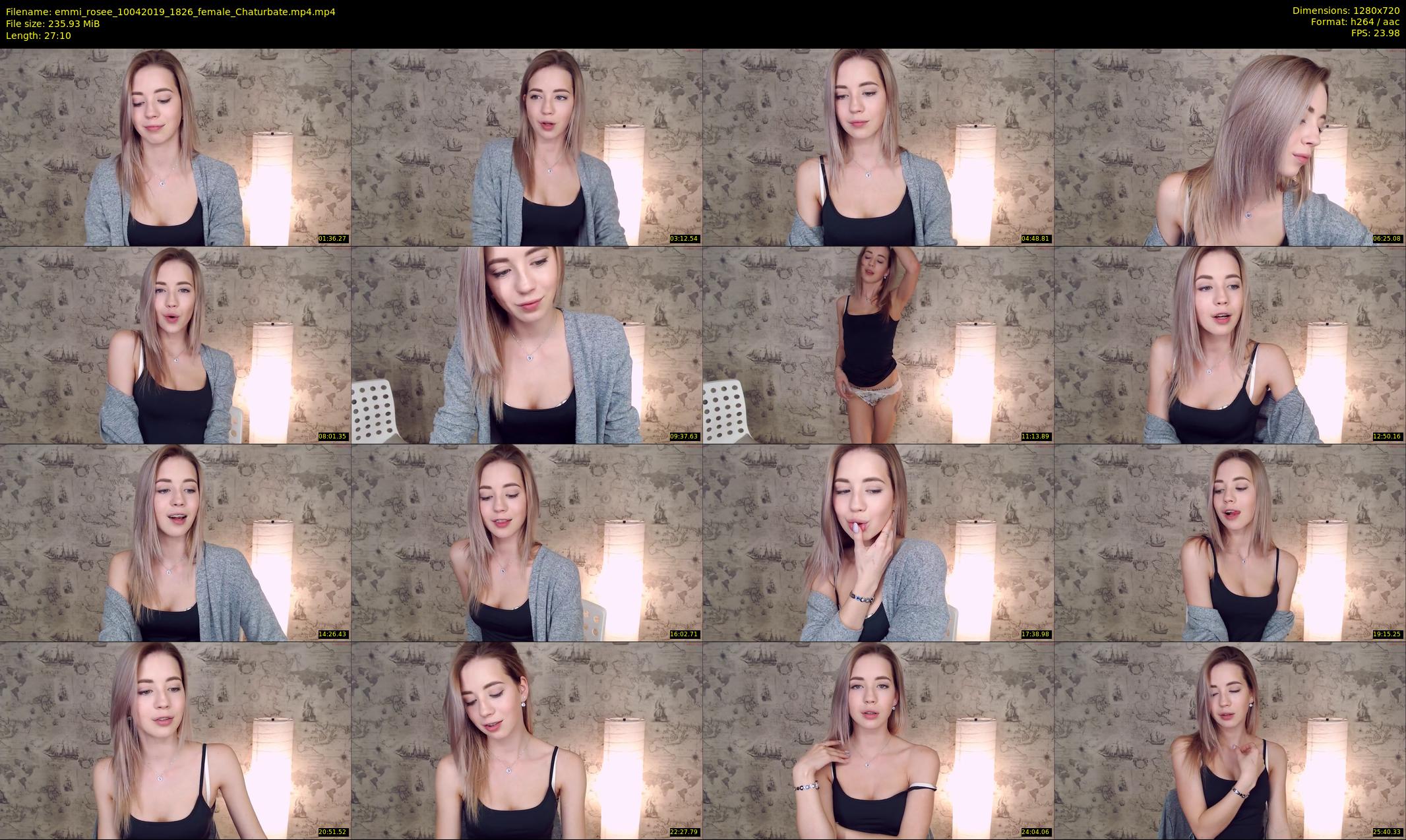 emmi_rosee — 28 minute Chaturbate female cam show recording, 720p, Apr 10, 2019