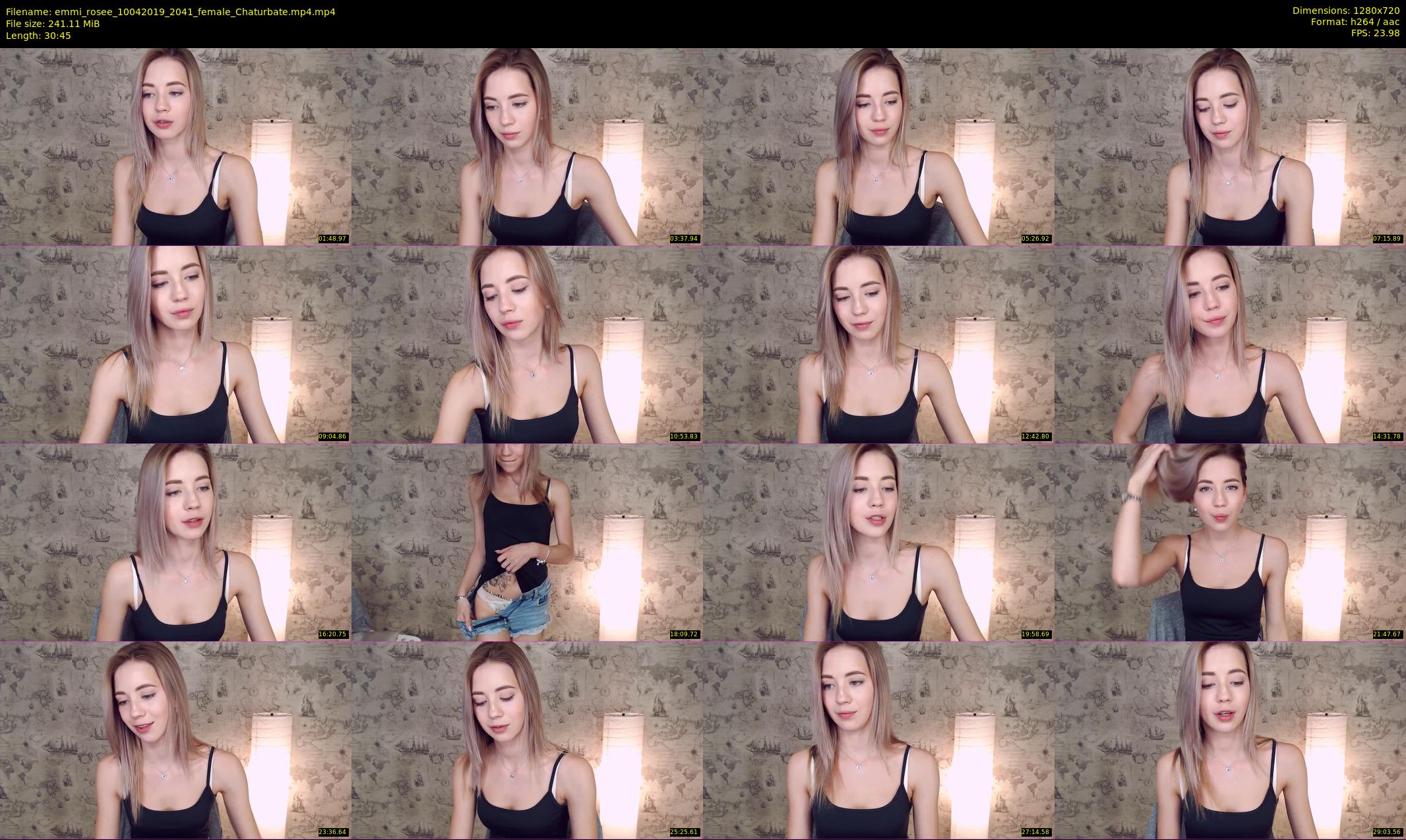 emmi_rosee — 31 minute Chaturbate female cam show recording, 720p, Apr 10, 2019