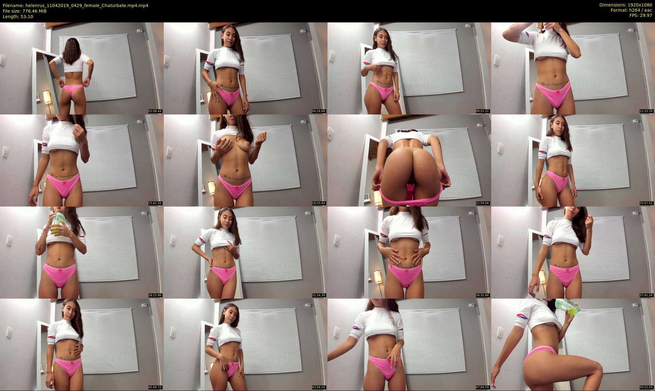 helenrus — 54 minute Chaturbate female cam show recording, 1080p, Apr 11, 2019
