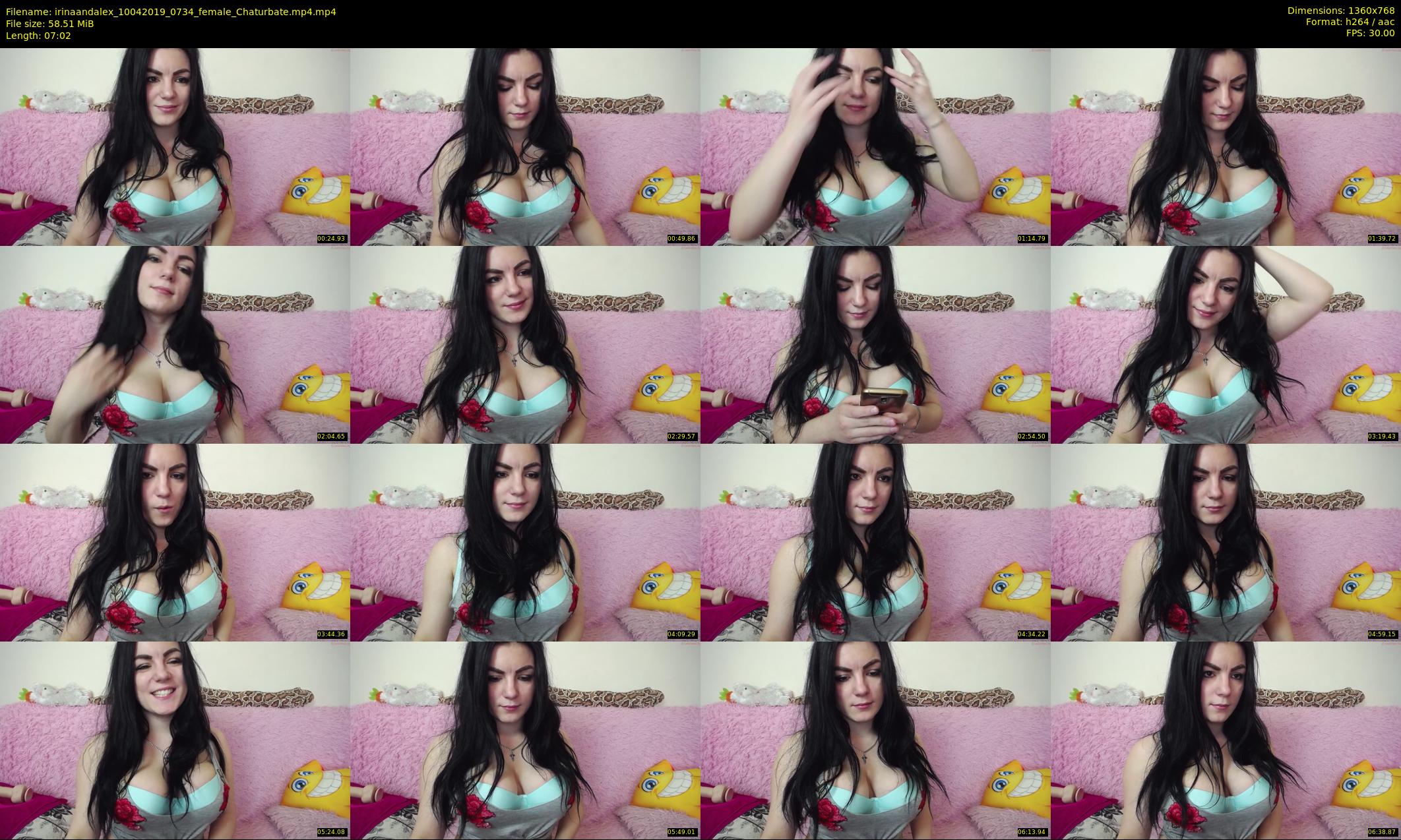irinaandalex — 8 minute Chaturbate couple cam show recording, 720p, Apr 10, 2019