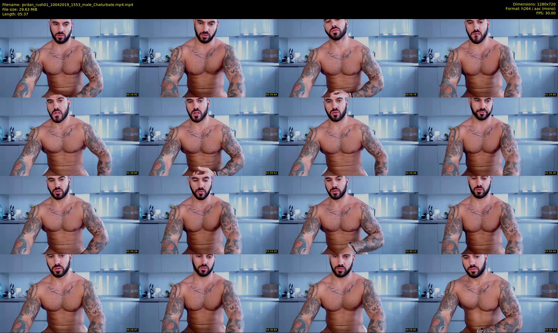 jordan_rush01 — 6 minute Chaturbate male cam show recording, 720p, Apr 10, 2019