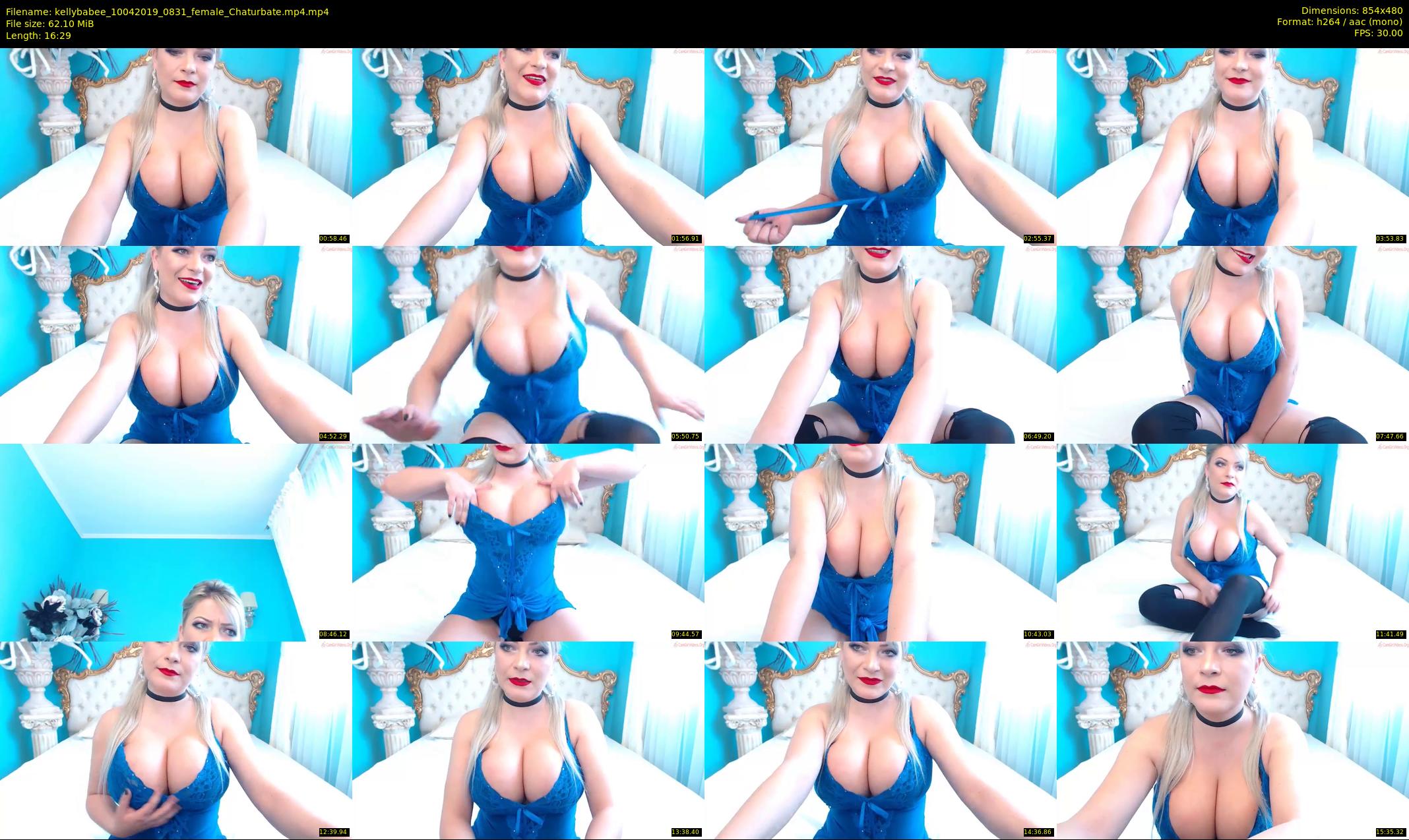 kellybabee — 17 minute Chaturbate female cam show recording, 480p, Apr 10, 2019