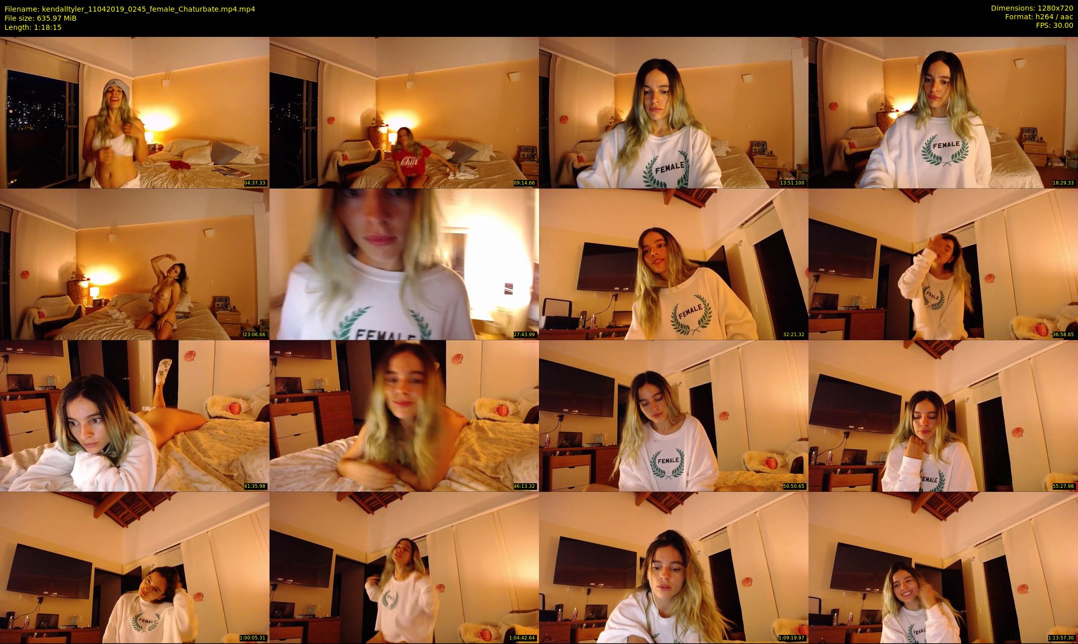 kendalltyler — 79 minute Chaturbate female cam show recording, 720p, Apr 11, 2019