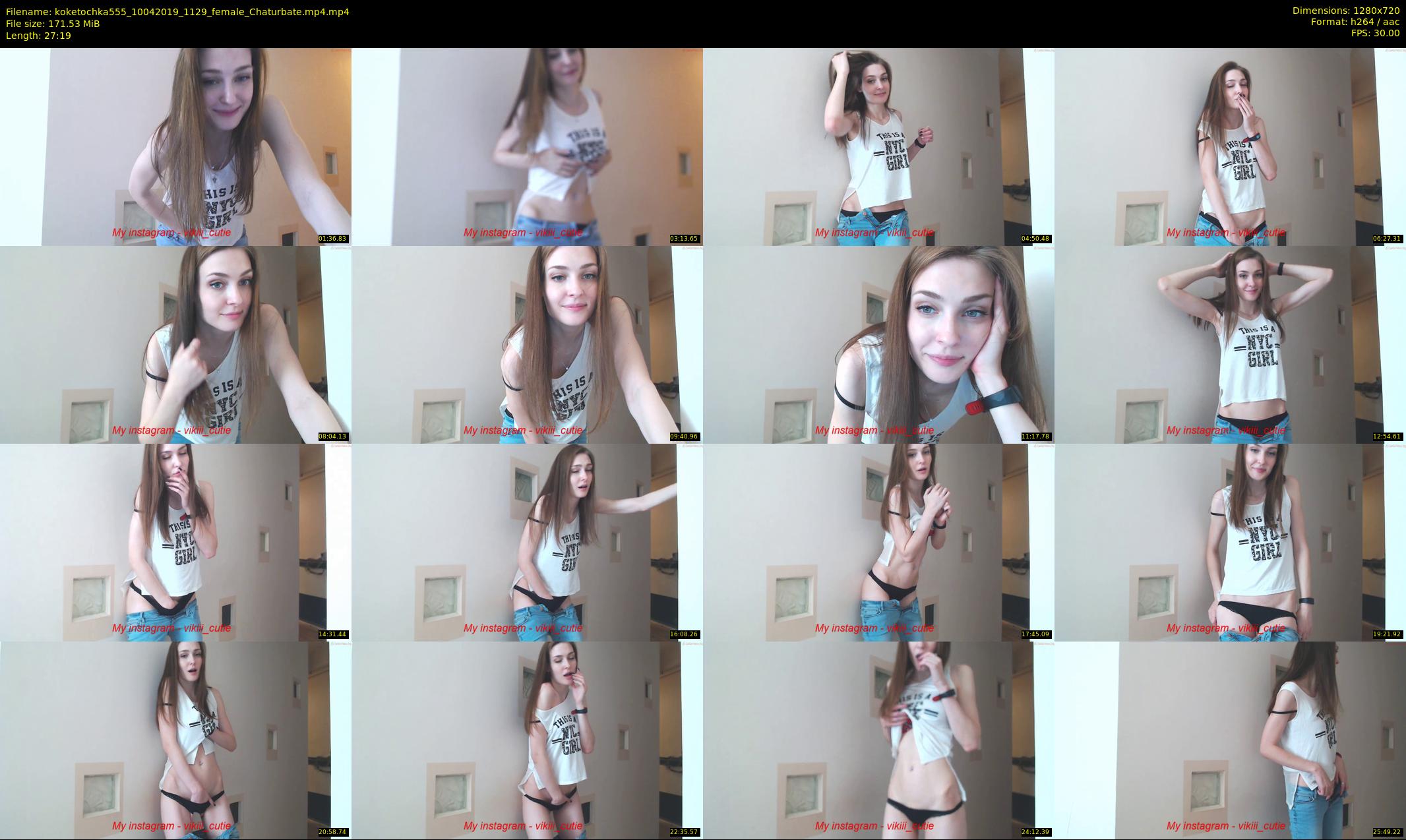 koketochka555 — 28 minute Chaturbate female cam show recording, 720p, Apr 10, 2019